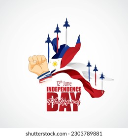 Vector illustration for Philippines Independence Day 12 June