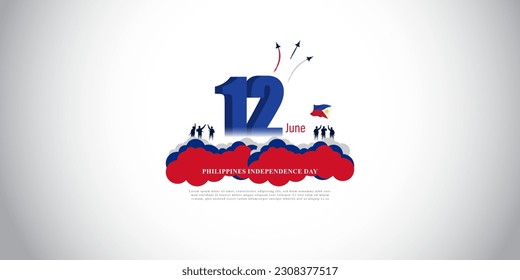 Vector illustration for Philippines Independence Day 12 June