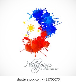 Imagen vectorial del Día de la Independencia de Filipinas.