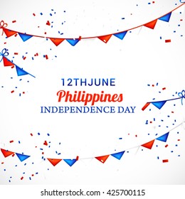 Vector illustration of Philippines Independence day.