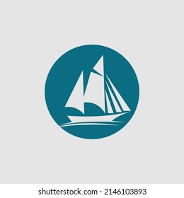 ilustración vectorial de la plantilla de diseño del logotipo de phinisi