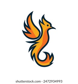 Vektorillustration von Phoenix bird für Design-Logo