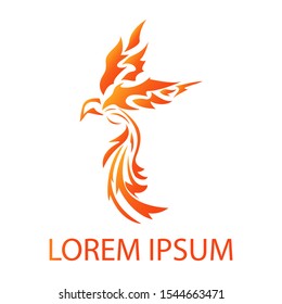 Vector illustration of Phoenix Fire Logo