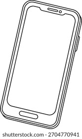 ilustração vetorial de um telefone