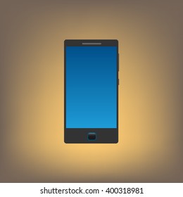 Vector illustration with phone