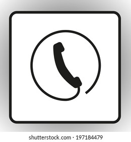 vector illustration Phone, flat icon