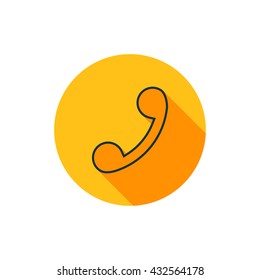 Vector illustration of phone icon