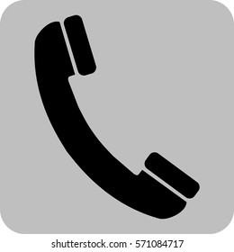 Ilustración vectorial del icono del teléfono
