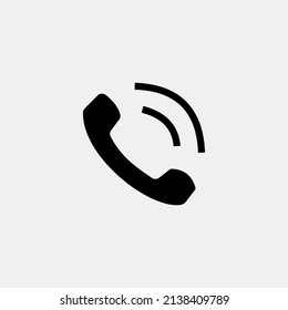 Vector illustration of phone icon with attractive neutral color
