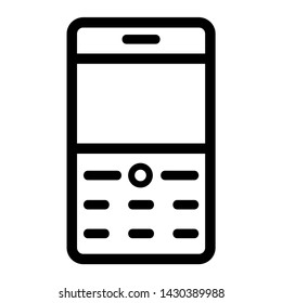 Vector Illustration Of Phone Icon. Isolated gadget Illustration vector