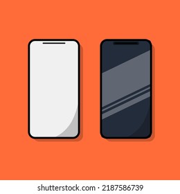 vector illustration of a phone. isolated on white background.