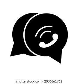 vector illustration of a phone sound icon