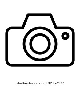 vector illustration of a photo camera