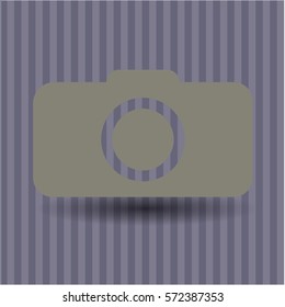 Vector Illustration of Photo Camera Or Symbol Icon
