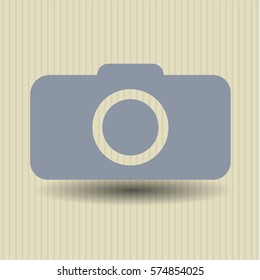 Vector Illustration of Photo Camera Or Symbol Icon
