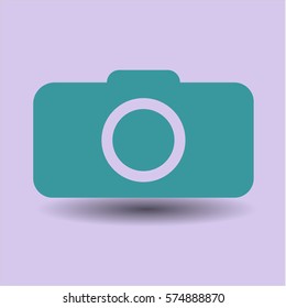 Vector Illustration of Photo Camera Or Symbol Icon
