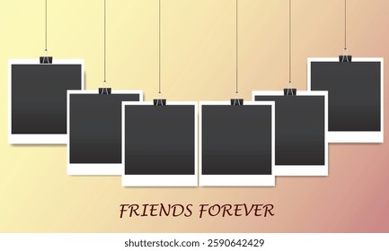 Vector Illustration of Photo collage