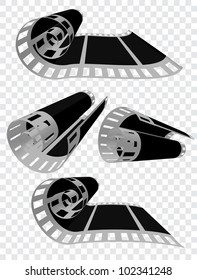 Vector illustration of photo film
