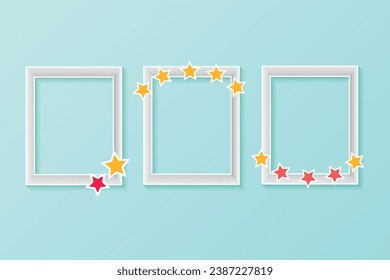 vector illustration of photo frame