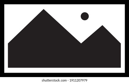 Vector illustration of a photo icon or image