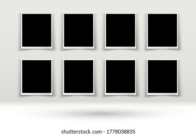 Ilustración vectorial de una foto sobre un fondo transparente. Cronología para una foto.
