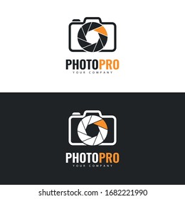 Vector illustration. Photo Studio Logo design. Template logo
