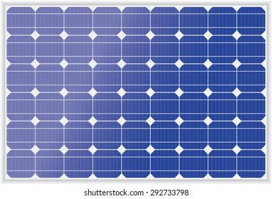 Ilustración vectorial del panel voltaico fotográfico