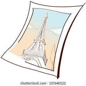 Ilustración vectorial de una fotografía