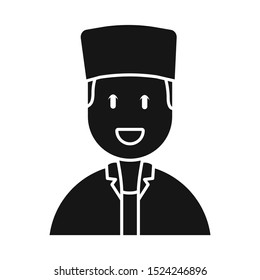 Vector illustration of physician and professional icon. Web element of physician and laboratory stock symbol for web.