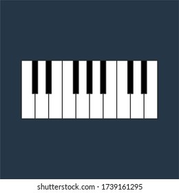 Vector illustration of a piano.