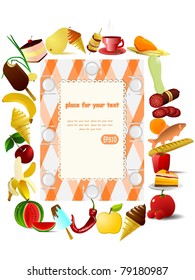 vector illustration. picnic.