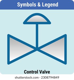 Vector Illustration for PID Symbols Legends