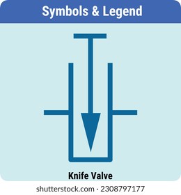 Ilustración vectorial para leyendas de símbolos PID