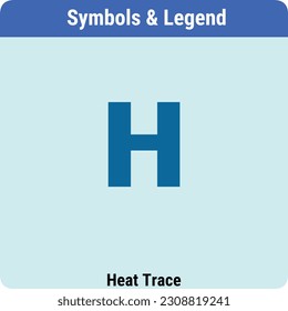 Vector Illustration for PID Symbols Legends