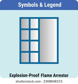 Vector Illustration for PID Symbols Legends