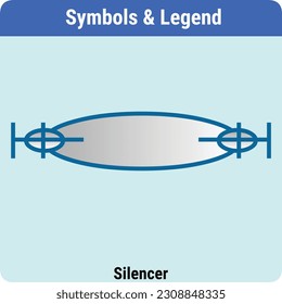 Vector Illustration for PID Symbols Legends