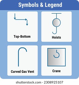 Vector Illustration for PID Symbols Legends