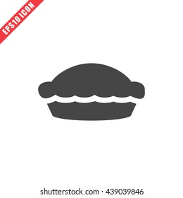 Vector illustration of pie icon