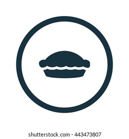 Vector illustration of pie icon