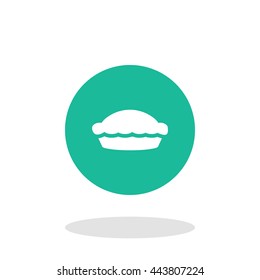 Vector illustration of pie icon