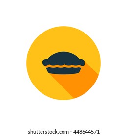 Vector illustration of pie icon