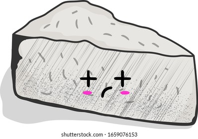 Imagen vectorial de "Tempeh" con expresión de cara enferma
