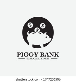 Vector illustration of pig in graphic style, hand drawing illustration.Cartoon pig Design