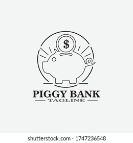 Vector illustration of pig in graphic style, hand drawing illustration.Cartoon pig Design