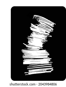 Vektorgrafik eines Buchstapels