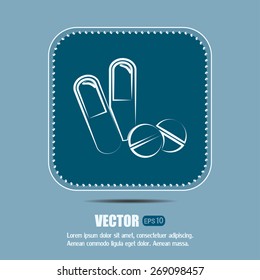 Vector illustration of pills