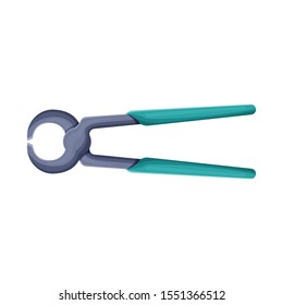 Vector illustration of pincers and pliers sign. Web element of pincers and clamp stock symbol for web.
