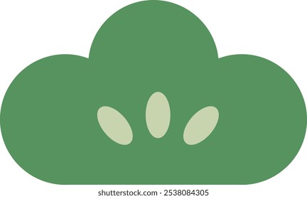 Ilustración vectorial del motivo de pino