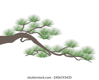 Vector illustration of pine tree