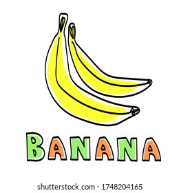 vector illustration with pineapple on a white background. fruit illustration. funny inscription.design of wrapping paper, textile, print, logo, element.